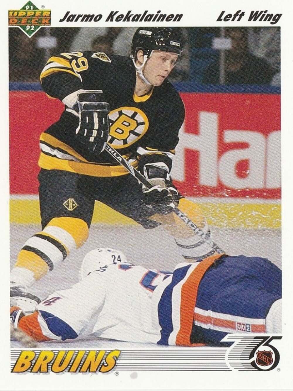 Jarmo Kekalainen - 1991/1992 Upper Deck Hockey Card